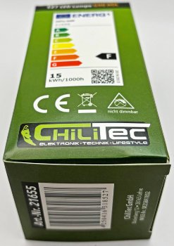 LED Glühlampe E27 "G90 AGL" neutralweiß, 4000k, 1600lm, 230V/15W, 160°