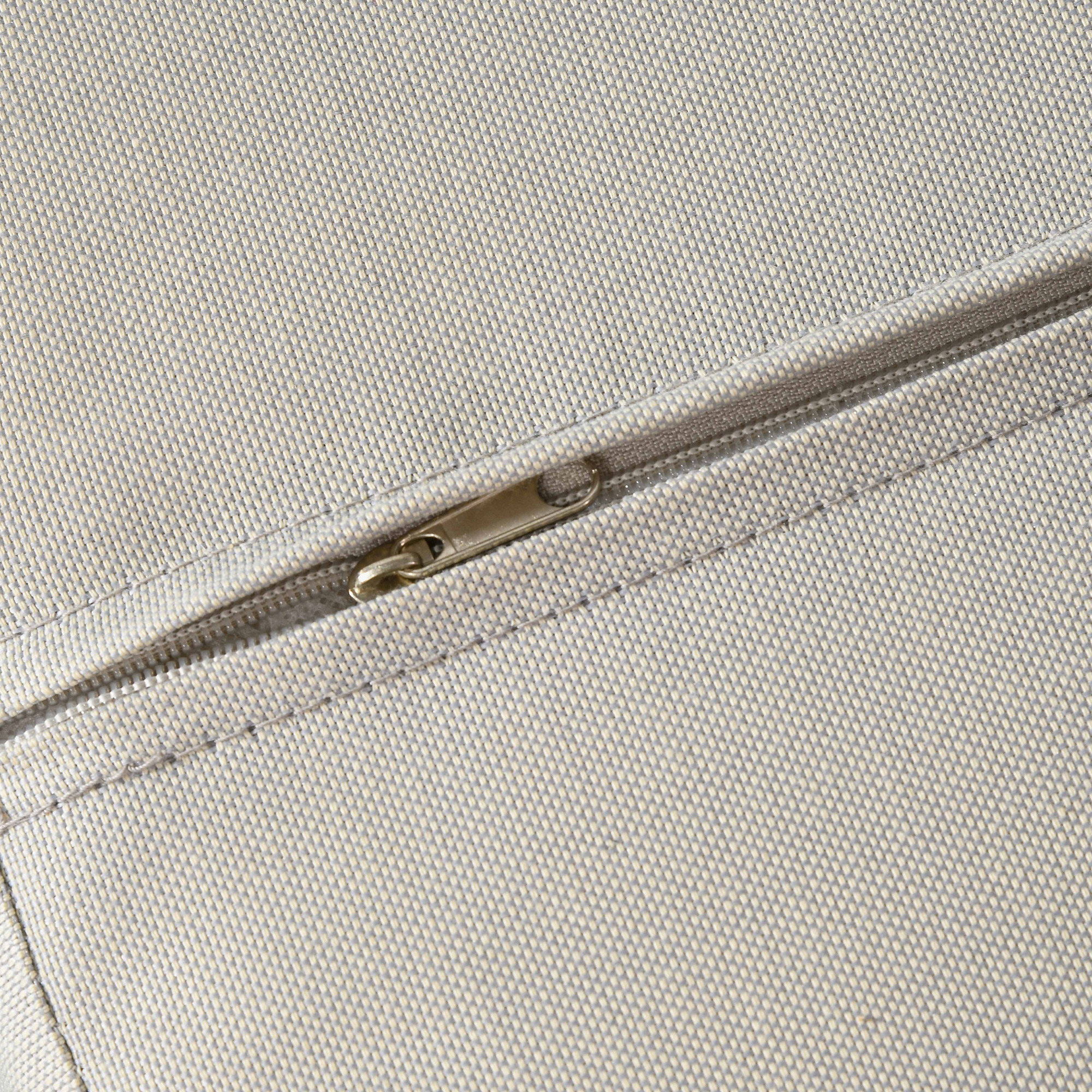 Polyrattan Gartenstuhl und Hocker, verstellbare Lehne, Hellbraun/Grau/Schwarz