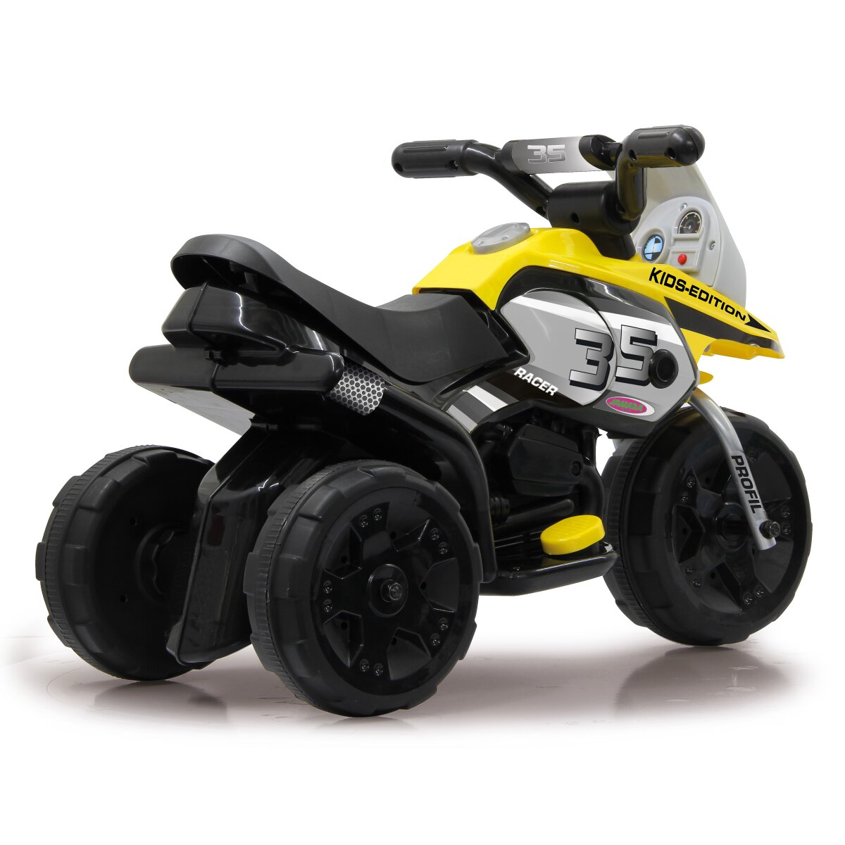 Kinderfahrzeug E-Trike Racer gelb