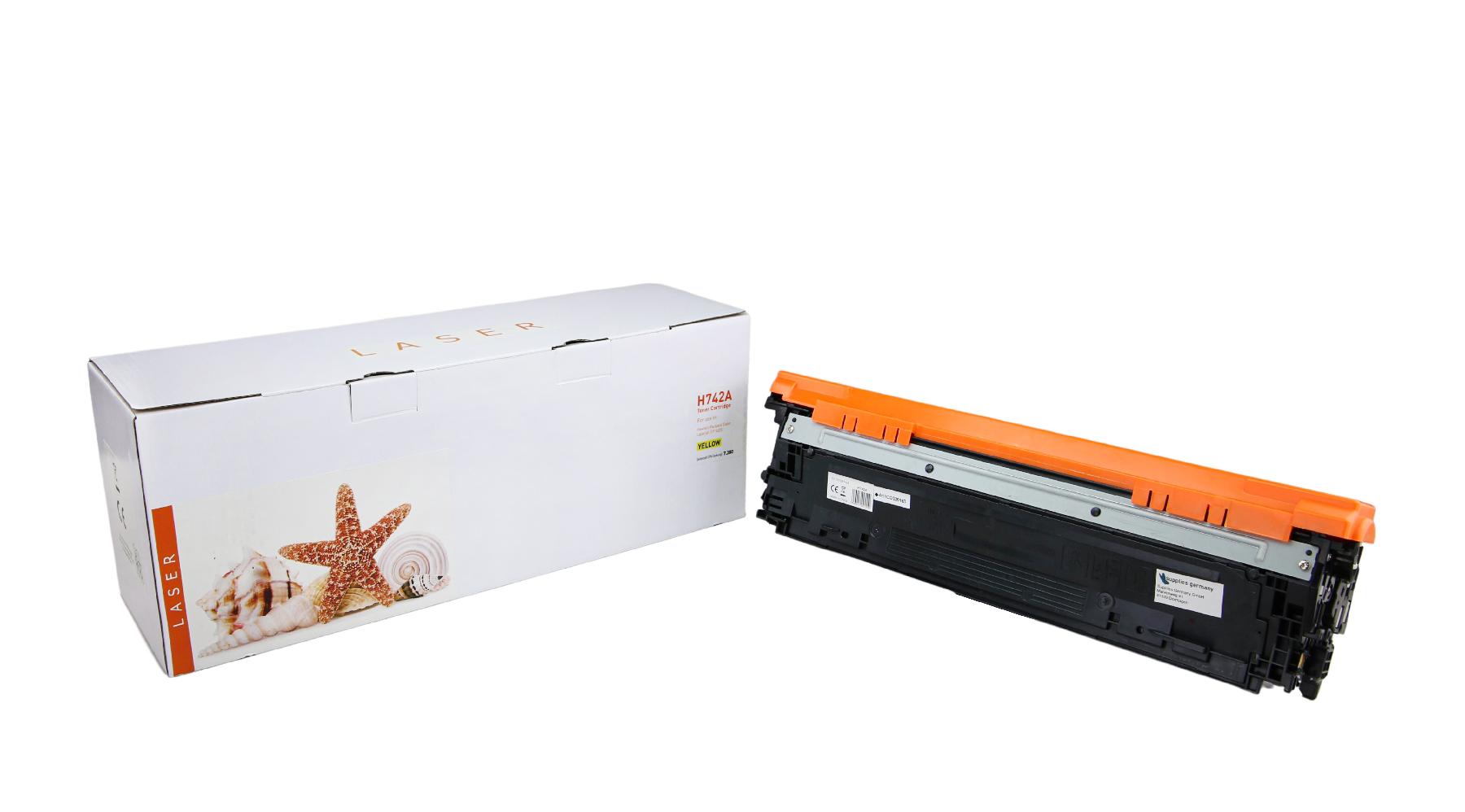 CE742A alternativ Toner gelb für HP  / CE742A / 307A / 7.300 Seiten