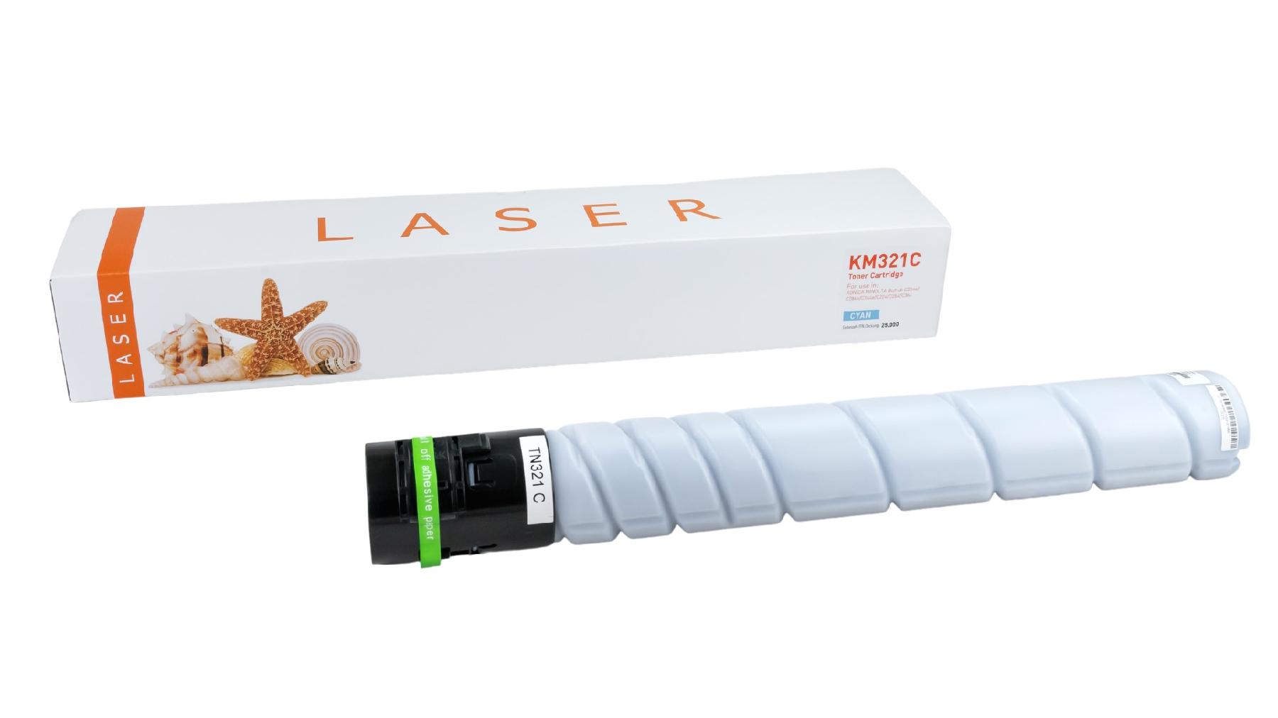TN321C // Cyan // Toner f. Konica Minolta Bi / A33K450 / TN321C