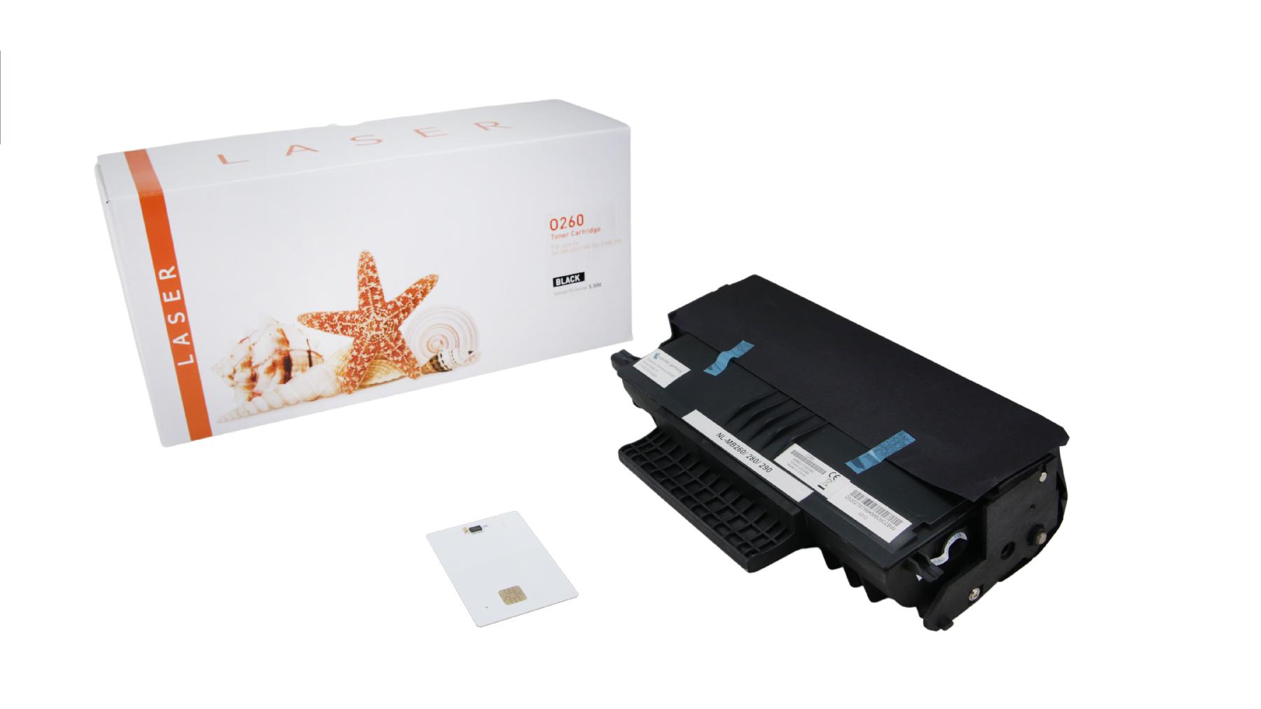 MB260 alternativ Toner schwarz für OKI  / 1240001 / 5.500 Seiten