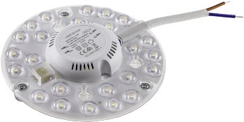 LED Umrüstmodul "UM12ww" für Leuchten, Ø125mm, 12W, 1200lm, 3000K, Magnethalter