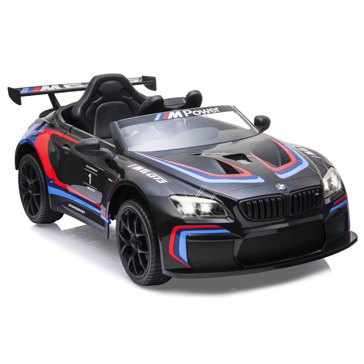Kinderfahrzeug BMW M6 GT3 schwarz