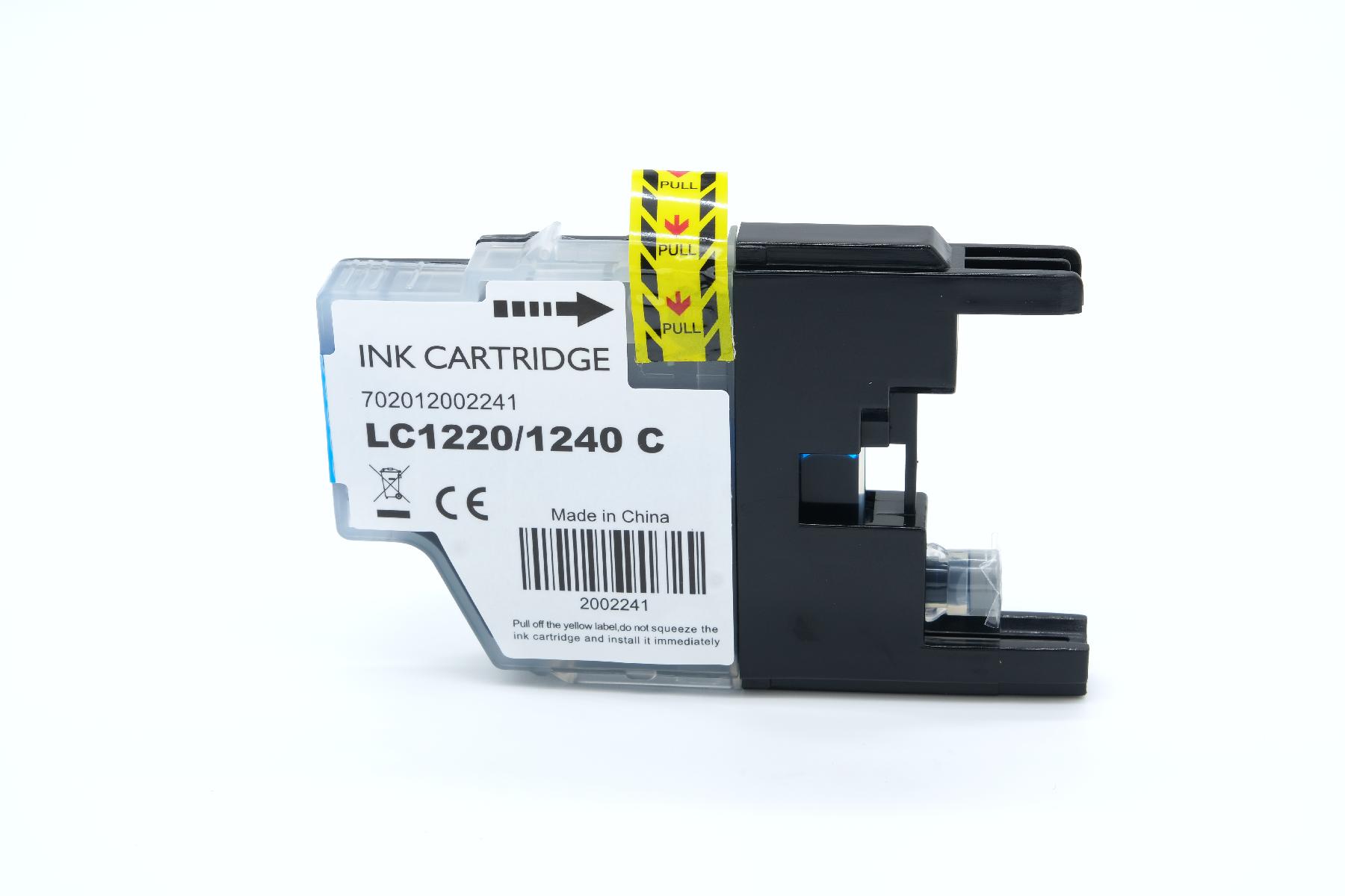 LC1220/1240/1280C alternativ Tinte Cyan für B / LC1240C / 12ml