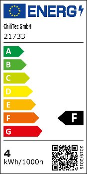 LED Strahler GU10 "H55 SMD", 120°, 3000k, 444lm, 230V/4W, warmweiß