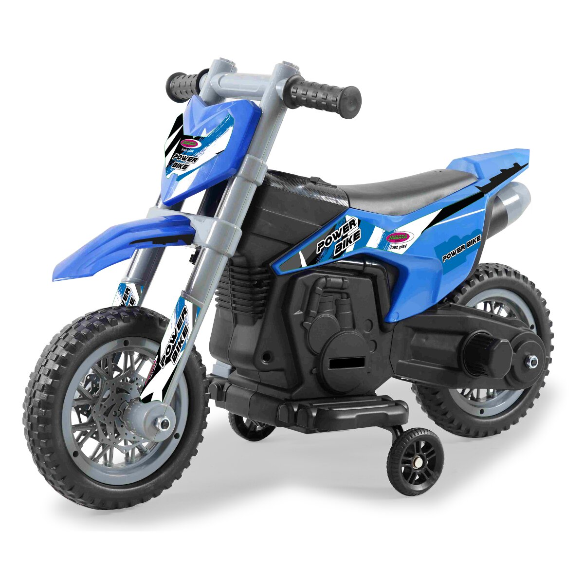 Kinderfahrzeug Motorrad Power Bike blau