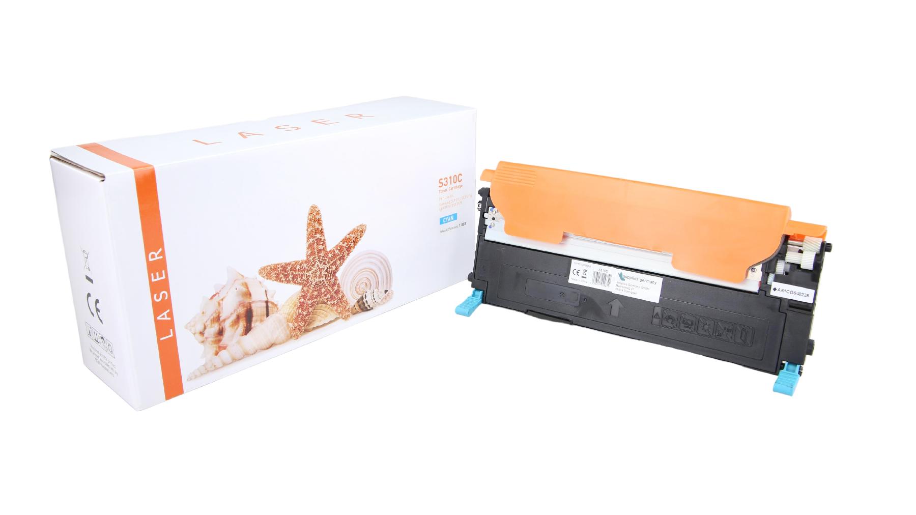 CLP310C alternativ Toner Cyan für Samsung / CLTC4092S / 1.000 Seiten