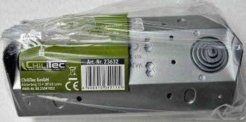 3-fach Steckdosenblock, silber, 250V~/ 16A, Aufbaumontage