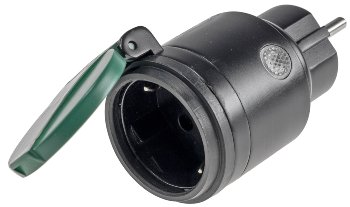 MILOS WiFi AP Funk-Steckdose IP44, Android + iOS- App,Alexa/Google tauglich