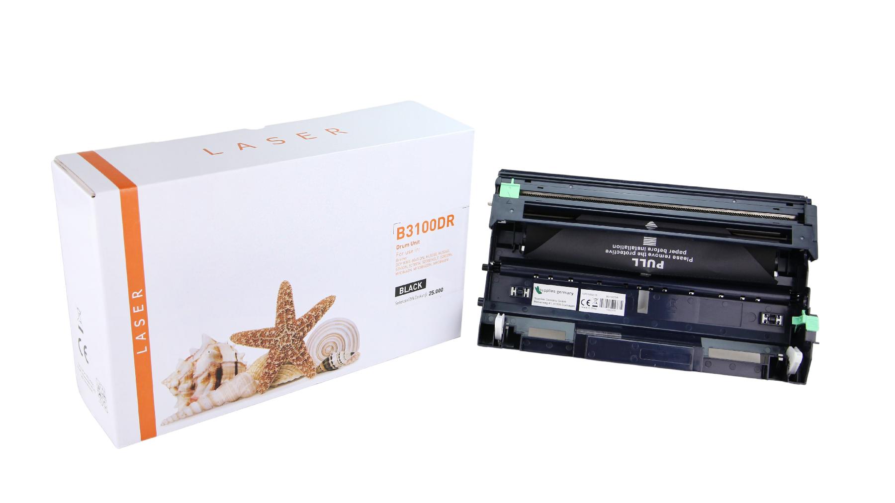 DR3100 alternativ Trommel schwarz für Brother  / DR3100 / 25.000 Seiten