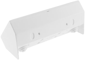 3-fach Steckdosenblock, weiß matt, 250V~/ 16A, Aufbaumontage