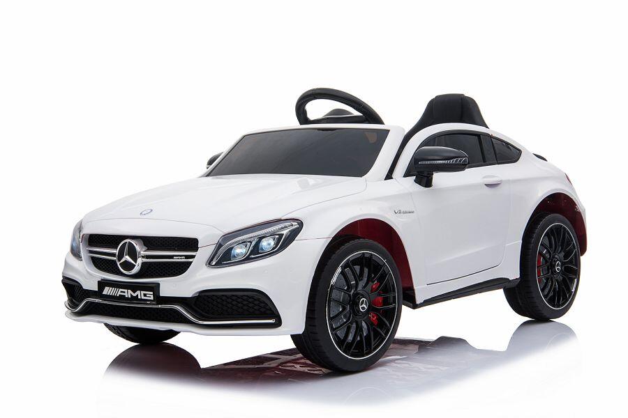 Kinderfahrzeug Mercedes C63 AMG - weiß
