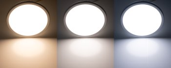 LED Deckenleuchte "Santano CCT 22" IP54, Ø 22,5cm, 12W,  CCT 3000-6000K