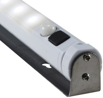 LED Unterbauleuchte mit Bewegungsmelder, Batteriebet., 9 SMD LEDs, 80lm, warmweiß