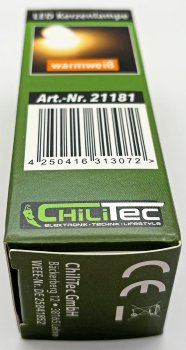 LED Kerzenlampe E14 "K50" warmweiß, 3000k, 400lm, 230V/5W