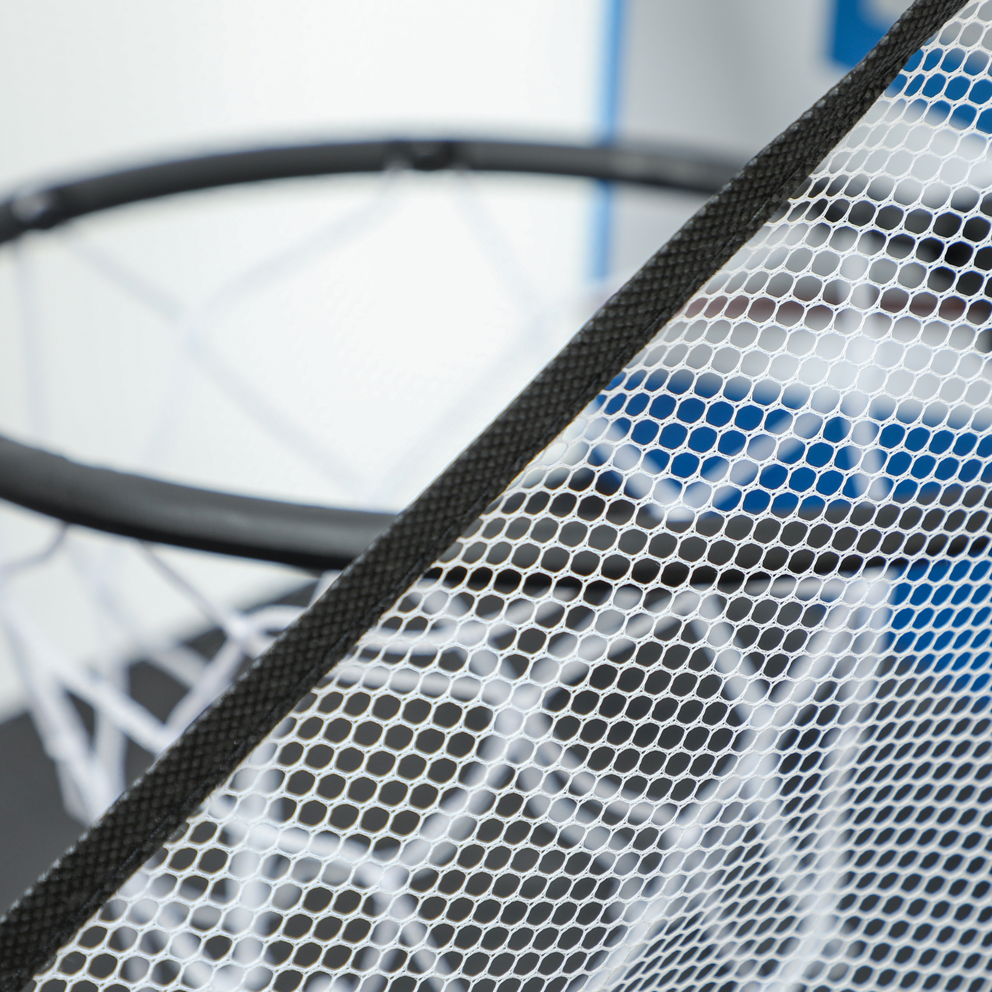 5-in-1-Spieletisch, Billard, Tischtennis, Hockey, Basketball, Bogenschießen, Zubehör inklusive, MDF, Kunststoff, Blau