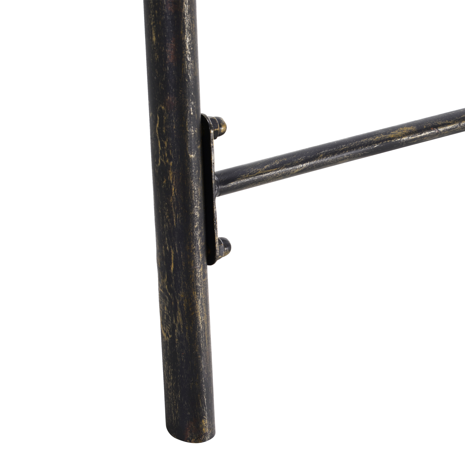 Gartenschaukel Schaukelbank für den Garten Outdoor-Schaukel, Vintage Design, Messing-Optik, 167 cm x1 23 cm x 175cm