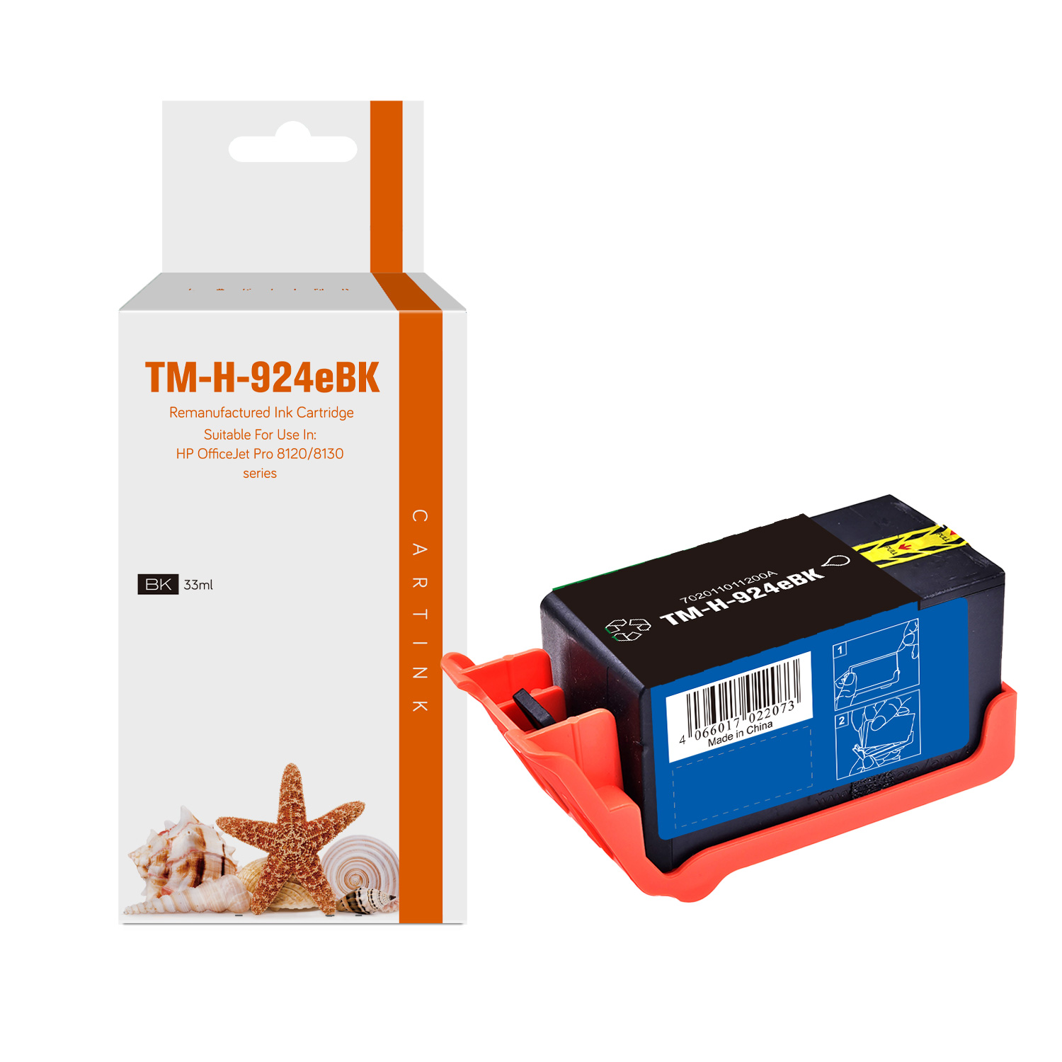 924eschwarz Refill Tinte schwarz für HP / 4K0V0NE / 1.000 Seiten