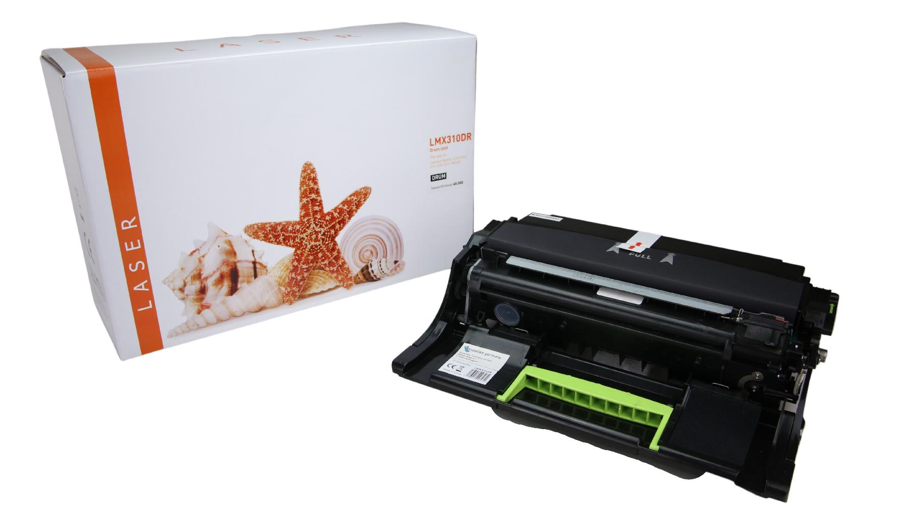 MX310DR alternativ Trommel schwarz für Lexmark  / 50F0Z00  / 60.000 Seiten