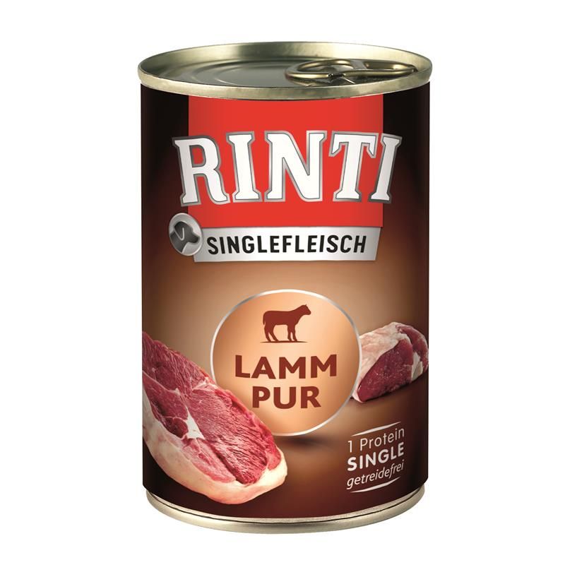 Rinti Singlefleisch Lamm pur 400g