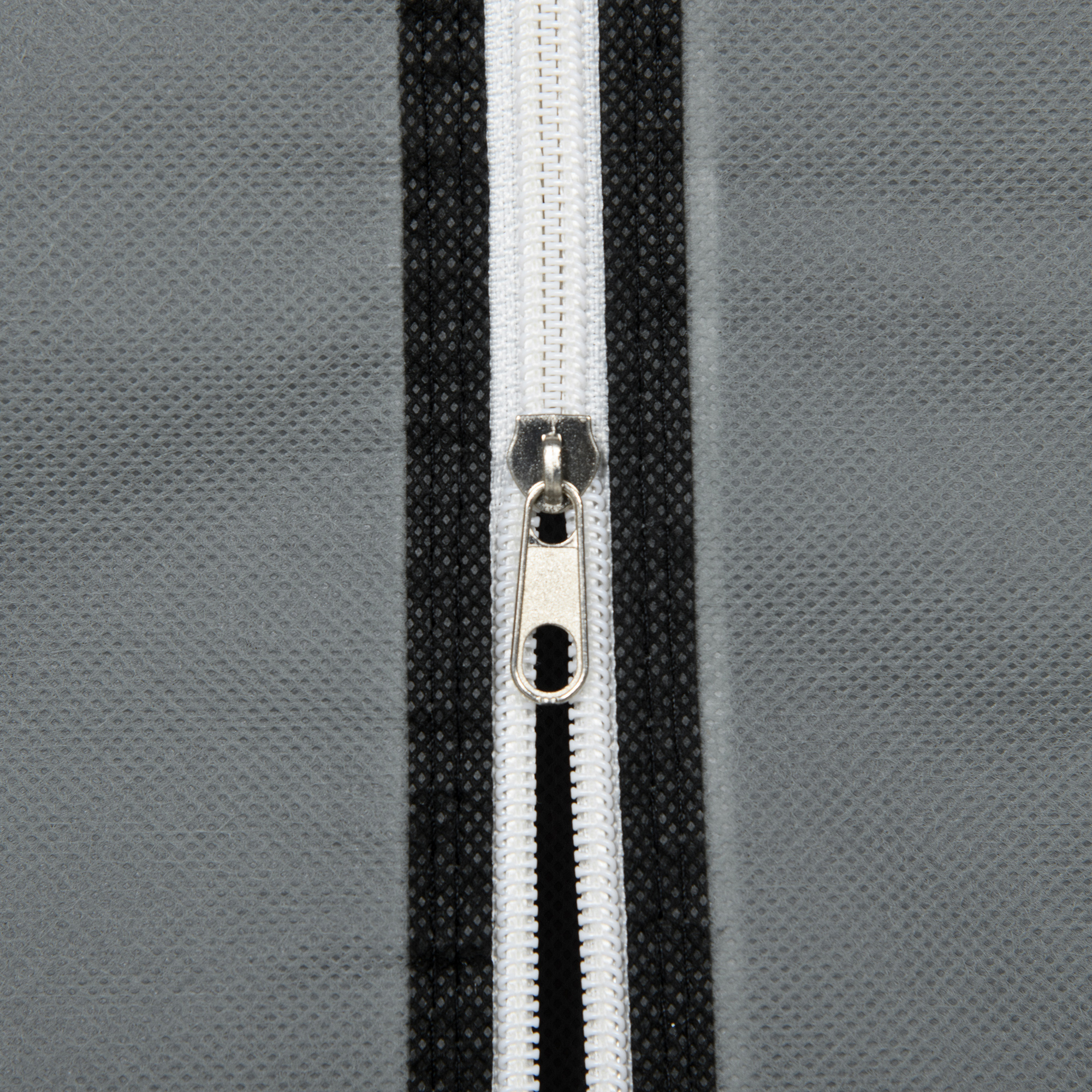 Stoffschrank Kleiderschrank faltbarer Schrank, 1 Kleiderstange, 6 Regalböden, 102 x 42,5 x 162,5 cm, Grau