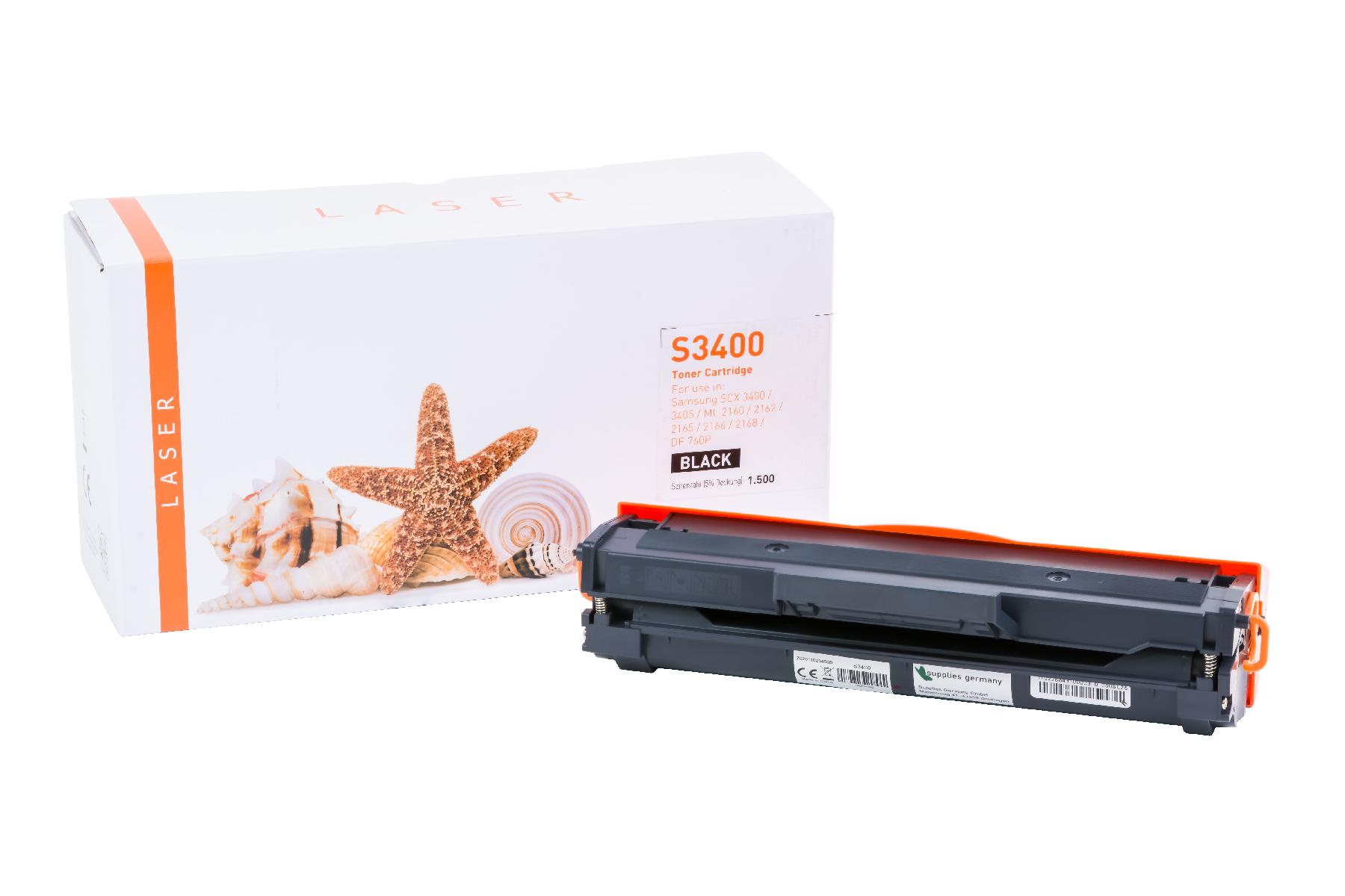 SCX3400 alternativ Toner schwarz für Samsung  / MLTD101S/ELS / 1.500 Seiten