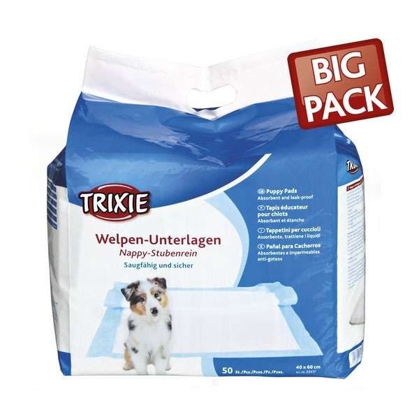 Trixie Welpen-Unterlage Nappy-Stubenrein 40x60cm - 50er Trixie Welpen-Unterlage Nappy-Stubenrein 40x60cm - 50er