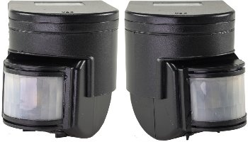 Aufputz Bewegungsmelder "CBM" 180°, IP44, 1-1200W, 3-Draht, schwarz