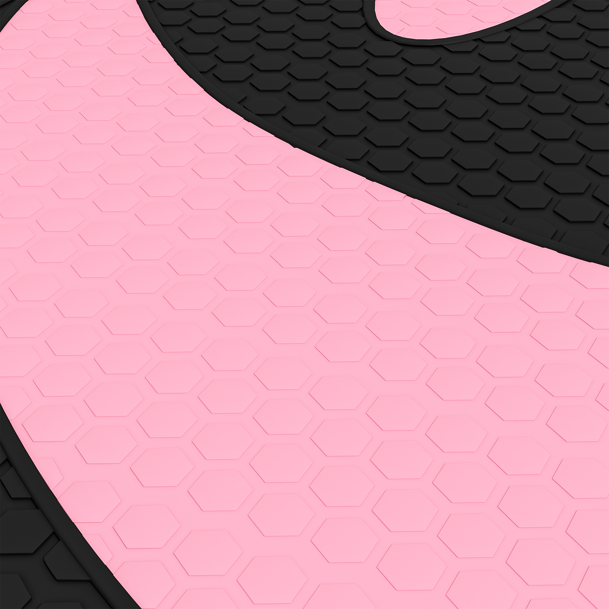 Aerobik-Stepper, höhenverstellbar, 80 x 31 x 10/15/20 cm, bis 150 kg, Schwarz/Rosa/Grau