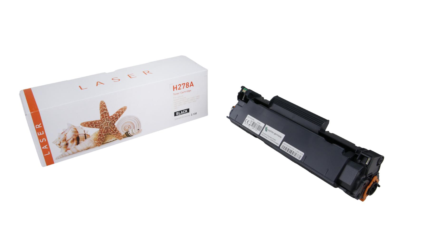 CE278A alternativ Toner black für HP / CE278A / 2.100 Seiten