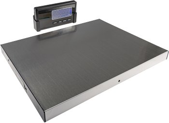 Paketwaage / Versandwaage "CT PW-100rf", 0,1-100kg, ±10g,38x30cm Edelstahl Platte