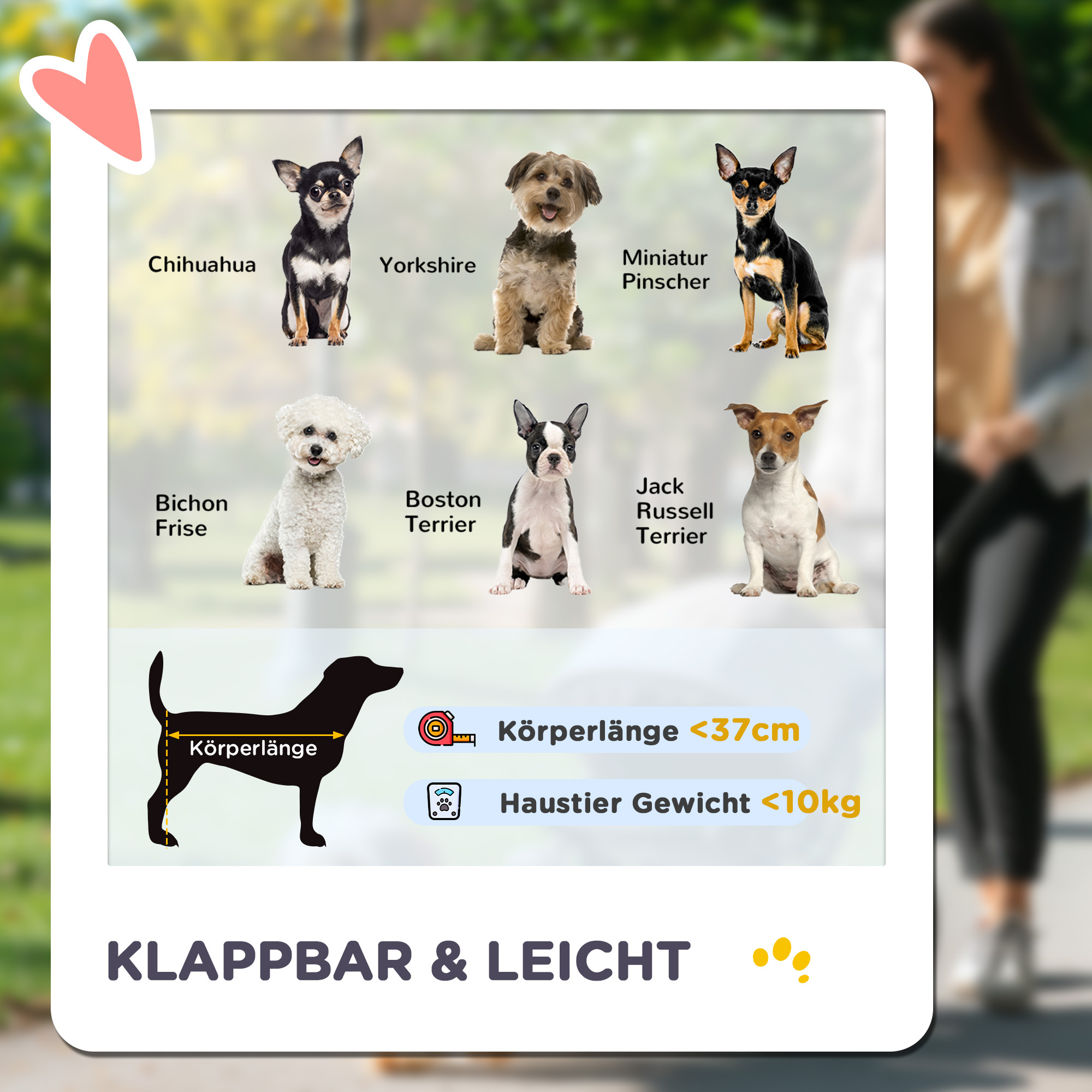 2-in-1 Hundebuggy, abnehmbare Transporttasche, klappbarer Metallrahmen, 77,5 x 51 x 99,5 cm, Dunkelblau+Schwarz