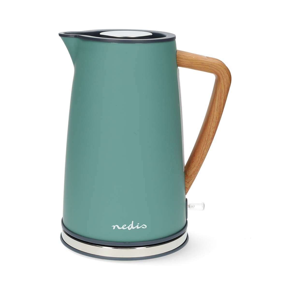 Wasserkocher | 1.7 l | Soft-Touch | Grün | Um 360 Grad drehbar | Verdecktes Heizelement | Strix Controller | Boil-dry protection