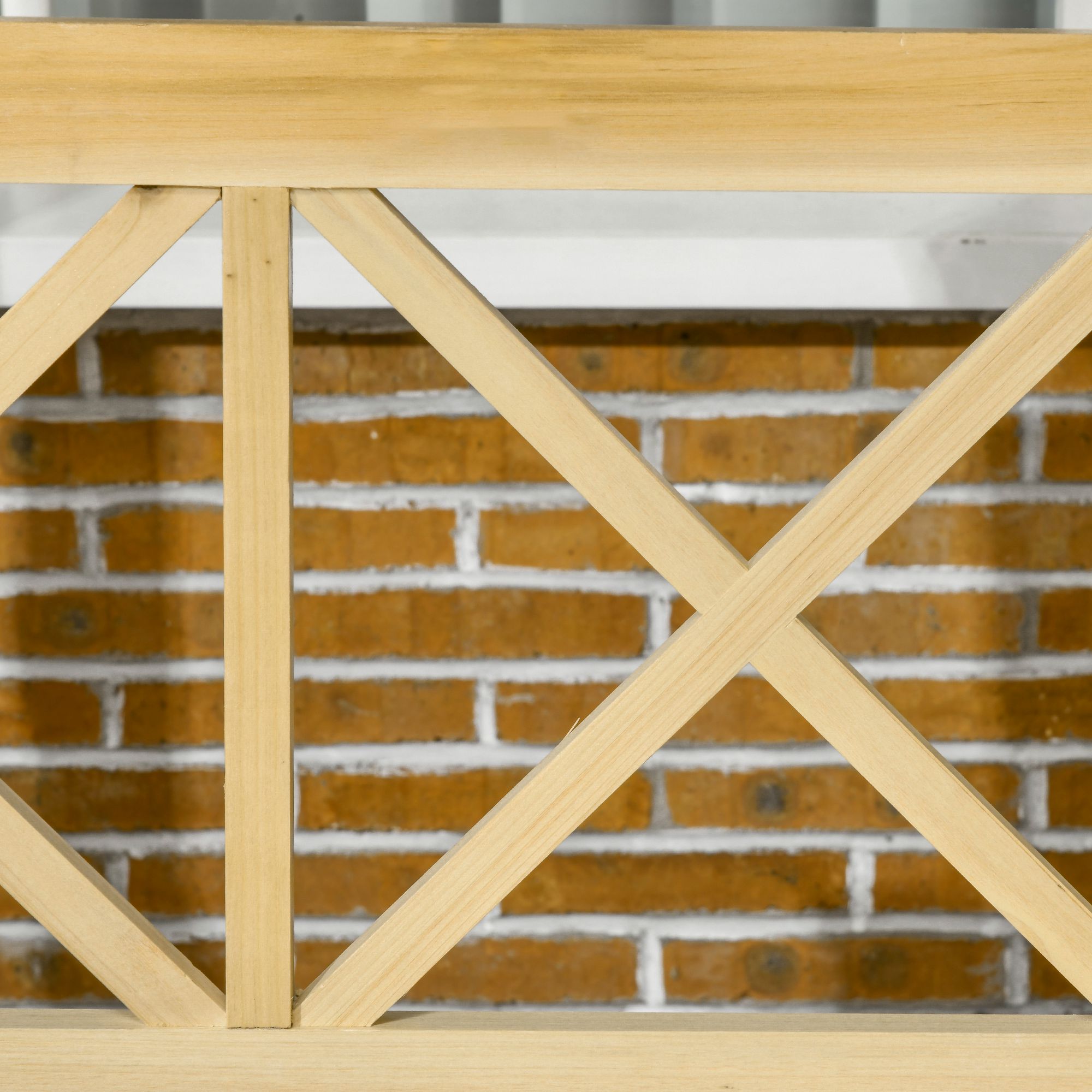 Schaukelbank mit Pergola, für 2 Personen, höhenverstellbar, Massivholzrahmen, 2,21 x 1,40 x 1,96 m