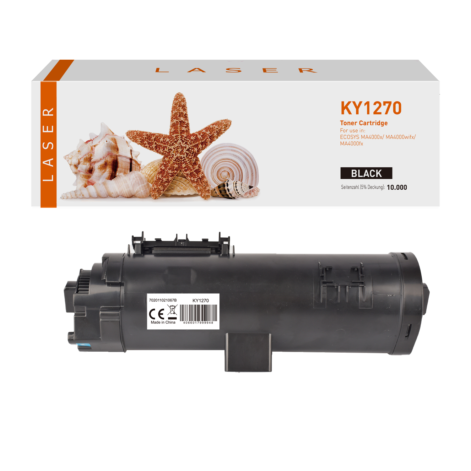 TK1270 alternativ Toner schwarz für Kyocera  / TK1270 / 10.000 Seiten