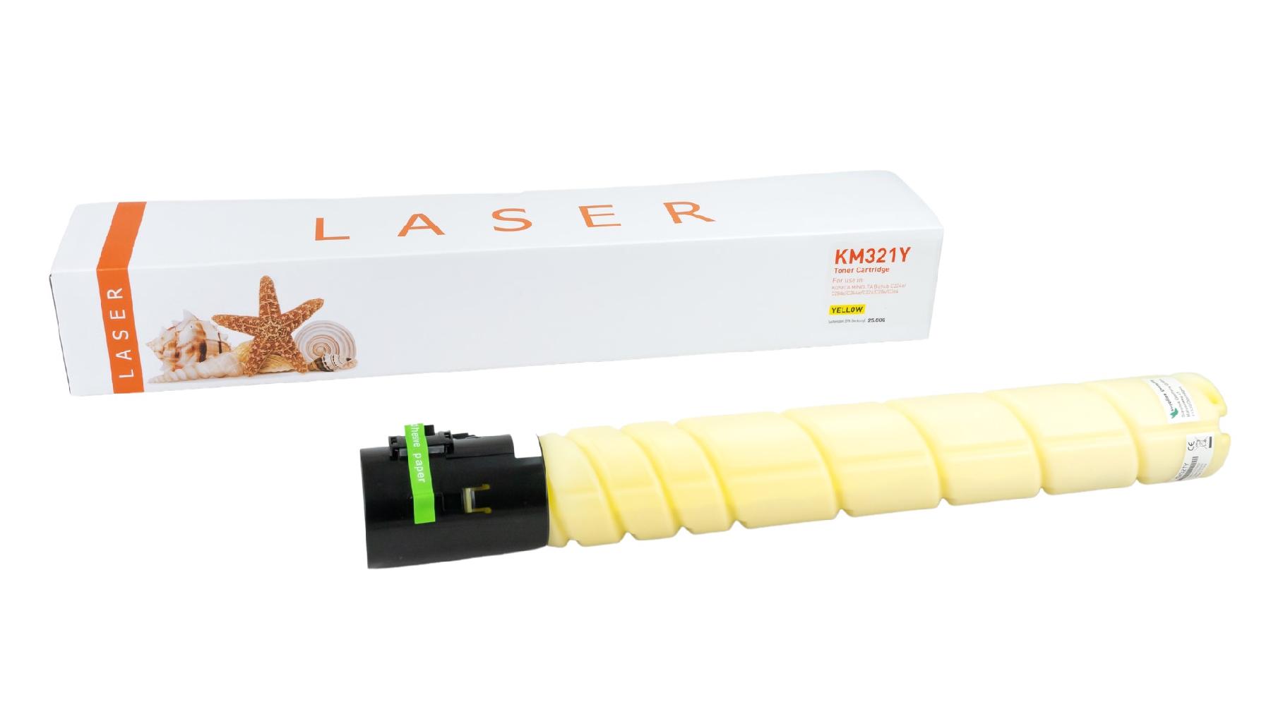 TN321Y // gelb // Toner f. Konica Minolta / A33K250 / TN321Y