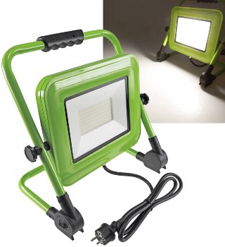 LED-Baustrahler "CTS-100W V4" 230V, 100W, IP44, 8841lm, 4000K, mit Ständer LED-Baustrahler "CTS-100W V4" 230V, 100W, IP44, 8841lm, 4000K, mit Ständer