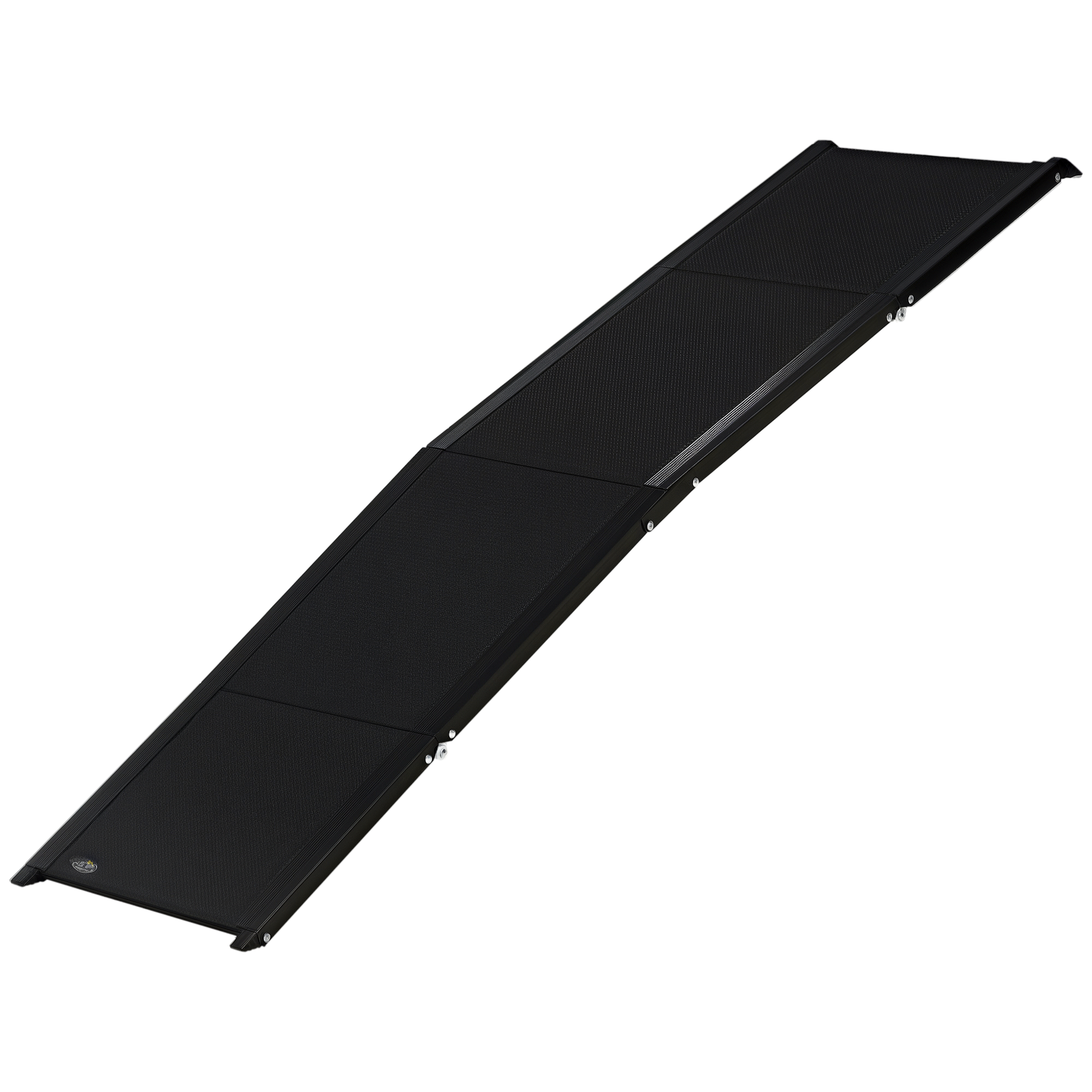 Haustierrampe, klappbar, rutschfest, Hunde bis 40 kg, 158 cm x 43.5 cm x 2.5 cm, Schwarz