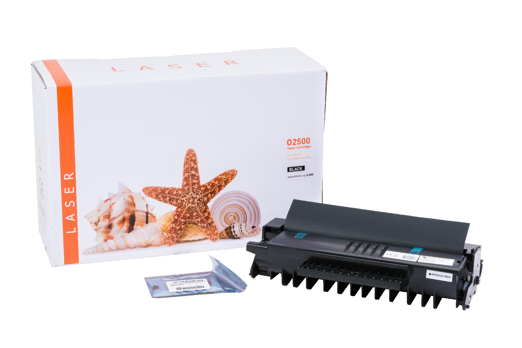 B2500 alternativ Toner schwarz für OKI / 09004391 / 4.000 Seiten