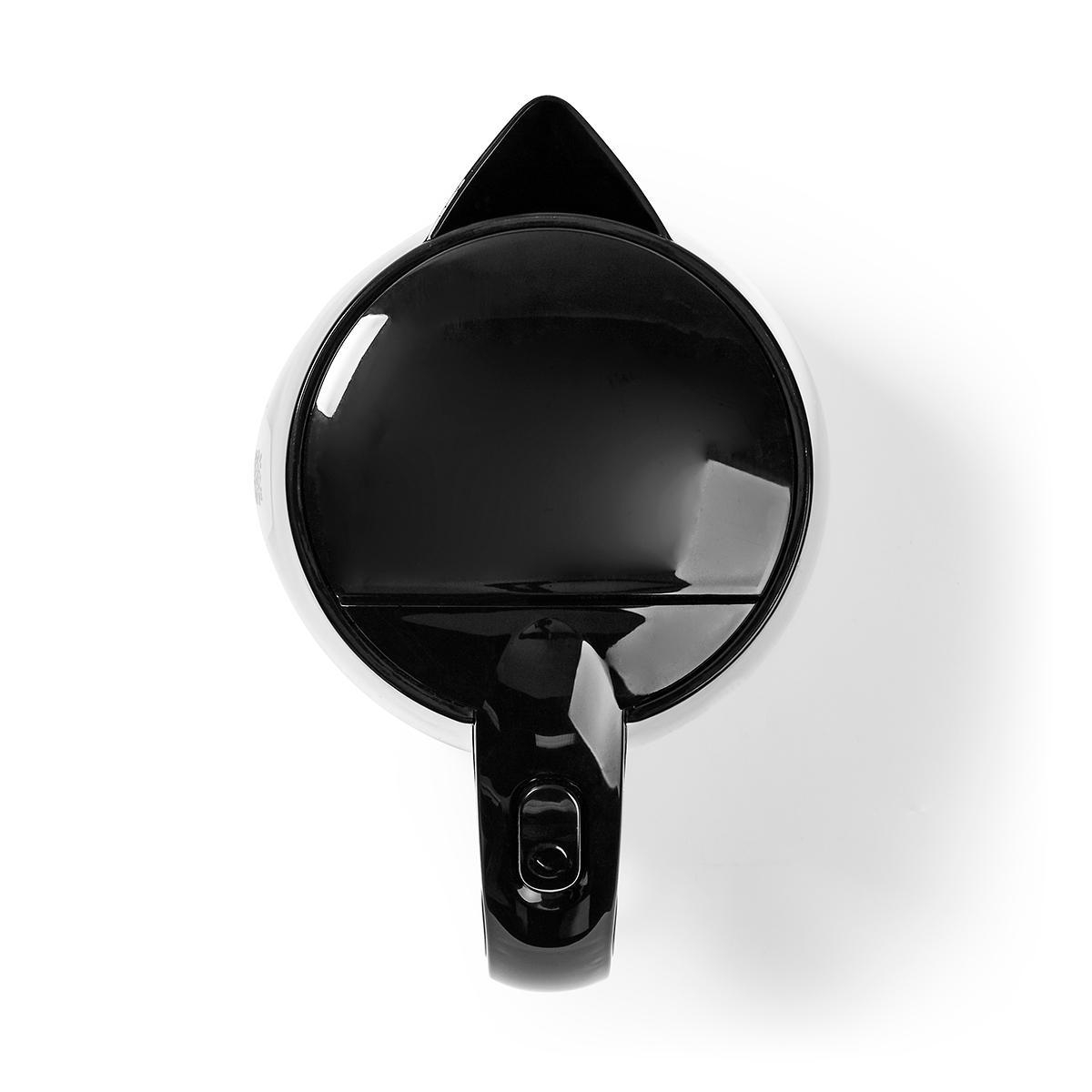 Wasserkocher | 1.7 l | Plastik | schwarz | Um 360 Grad drehbar | Verdecktes Heizelement | Strix Controller | Boil-dry protection