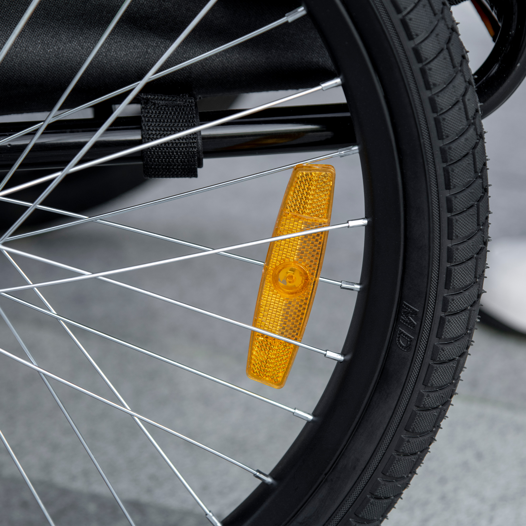 Hundeanhänger, klappbarer Hunde-Fahrradanhänger, wasserbeständig, Oxfordstoff, Stahl, 140 x 71 x 83 cm, Blau