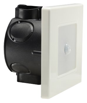 LED Wand-Einbauleuchte "EBL 86 PIR", 1,8W, 3000k, warmweiß, Rahmen cremeweiß