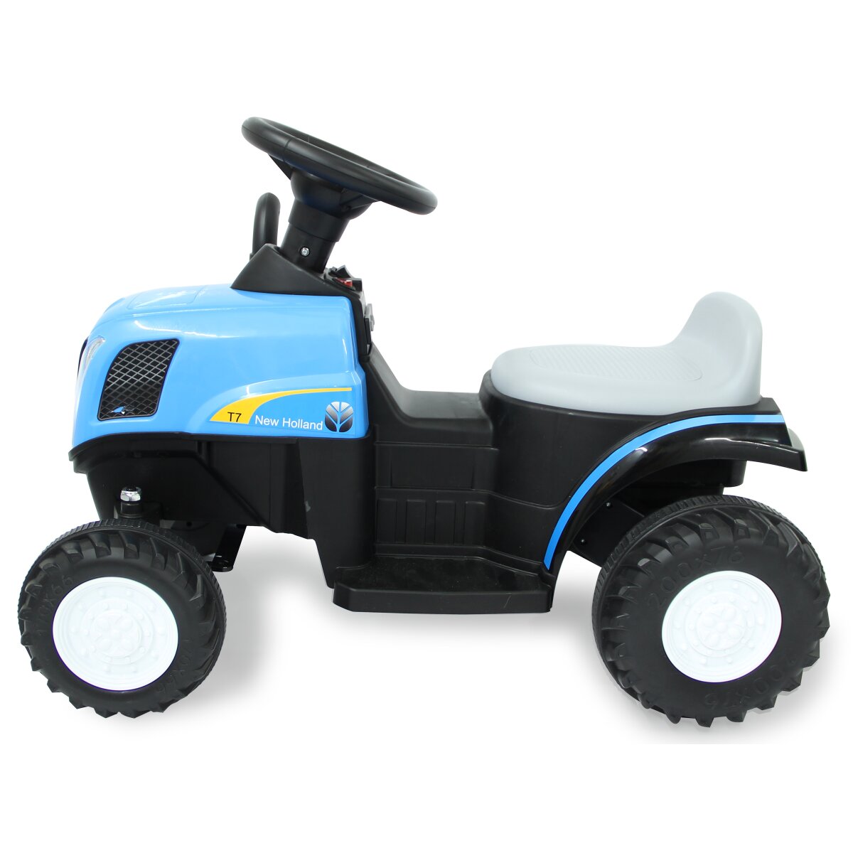 Kinderfahrzeug Traktor New Holland mit Anhänger blau