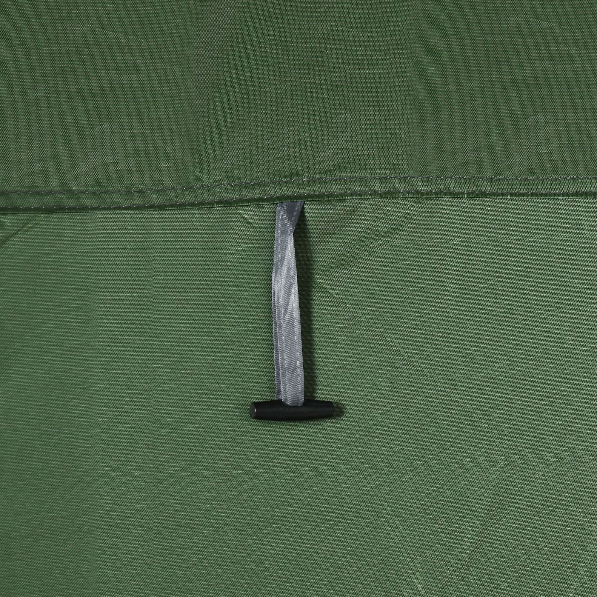 Duschzelt, Outdoor Umkleidekabine, faltbar, inkl, Tragetasche, 126 x 124 x 189 cm, Dunkelgrün