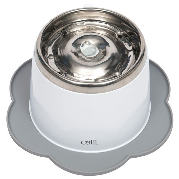CATIT Silikonmatte Blume - 30 cm - Grau CATIT Silikonmatte Blume - 30 cm - Grau