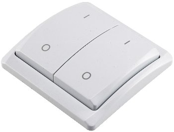 Funk-Wandsender Duo für "Pilota Casa", 433,92MHz, max. 70m, Batterie A23