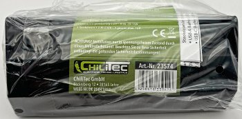 2-fach Steckdosenblock, USB-A+C, schwarz, 250V~/ 16A, Aufbaumontage, USB 3,1A, PD