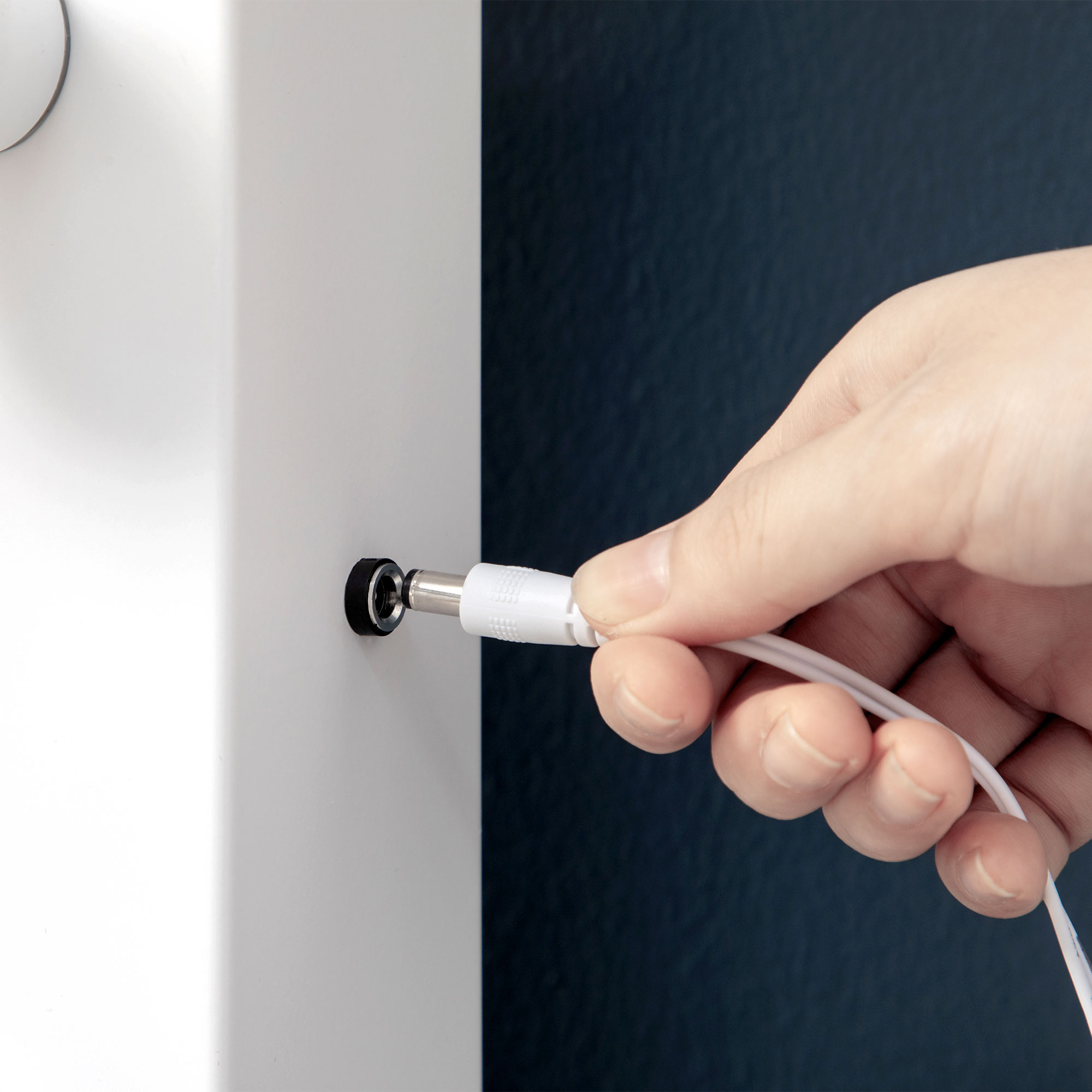 Hollywood Spiegel mit Beleuchtung, Touch-Steuerung, Memory-Funktion, 12 dimmbare LED-Lampen, weiß, 80 x 60 cm