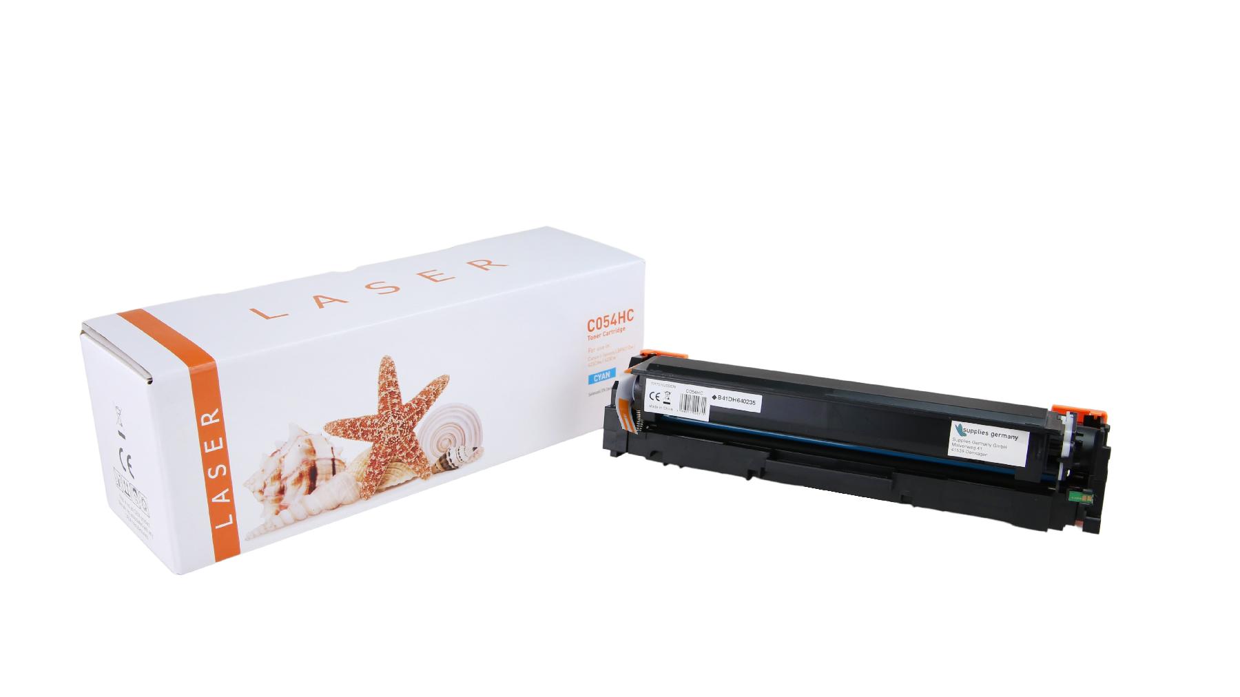 054HC alternativ Toner cyan für Canon / 3027C002 / 2.300 Seiten